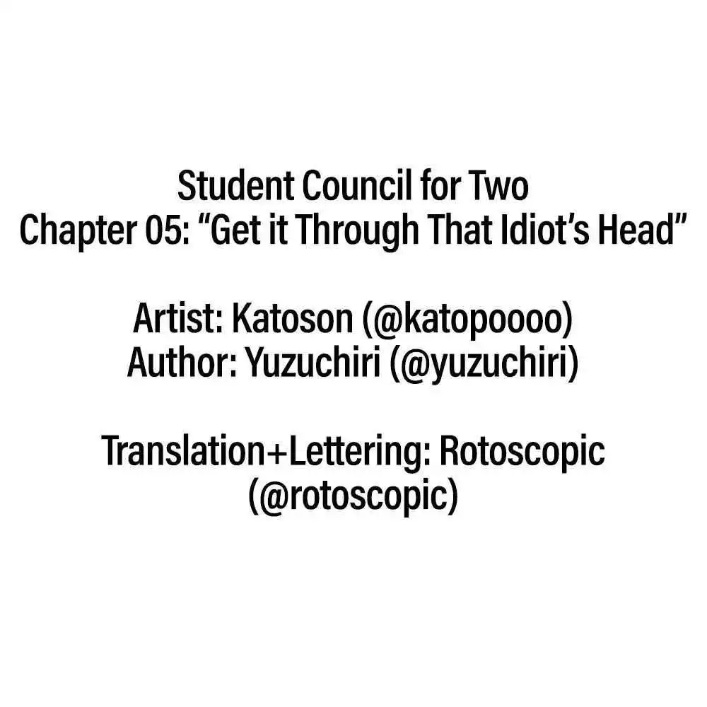 Student Council For Two [ALL CHAPTERS] Chapter 5 6